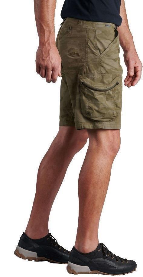 Ambush Cargo Shorts, 12" Inseam - Mens - green camo 1