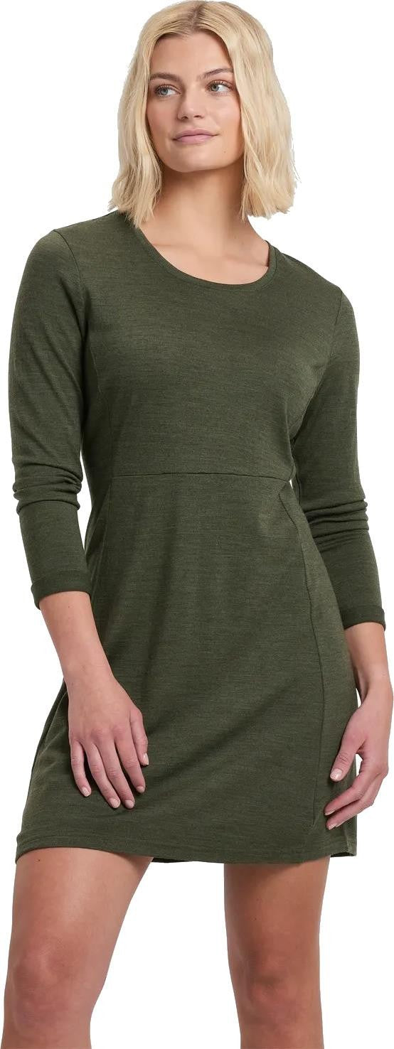 Ana Dress - dark moss 1