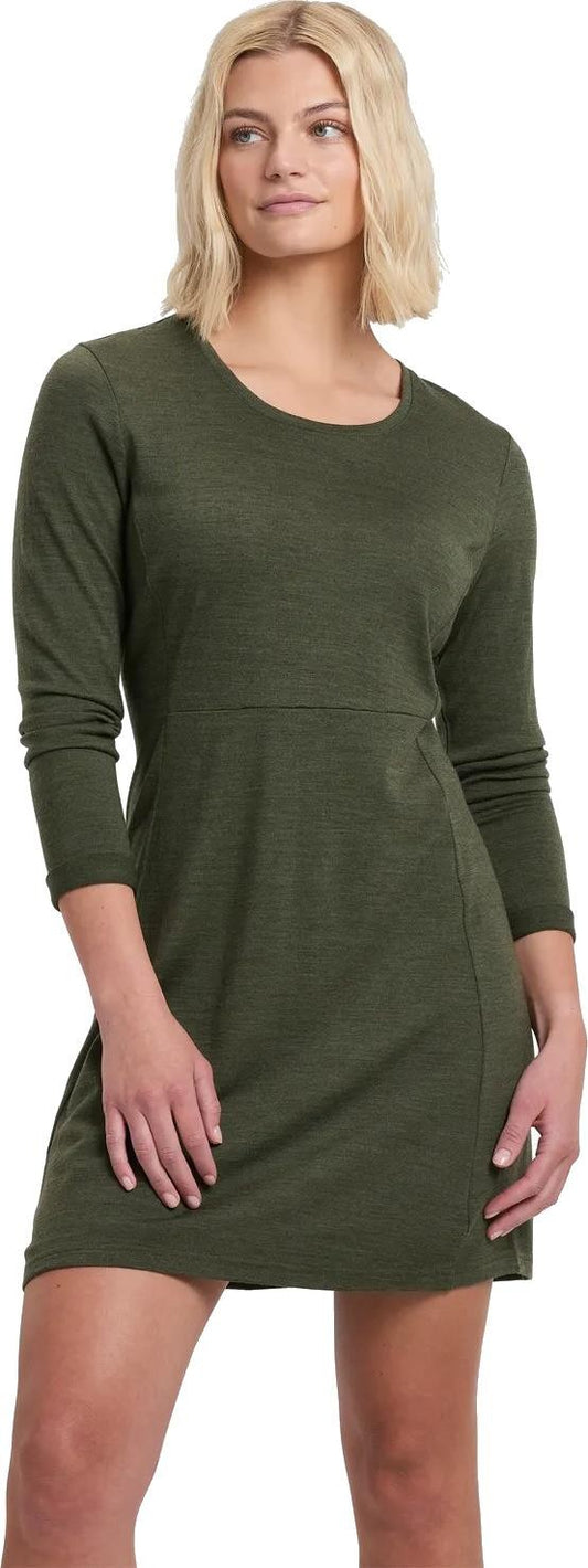 Ana Dress - dark moss 1