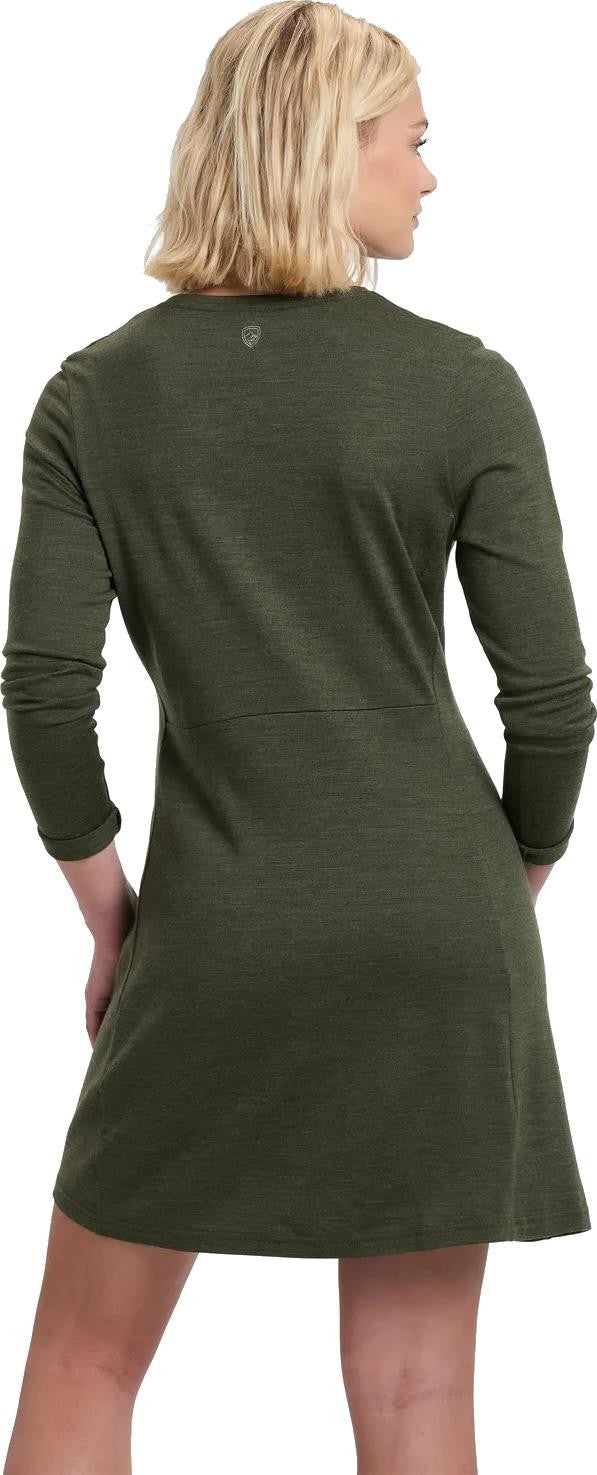 Ana Dress - dark moss 1