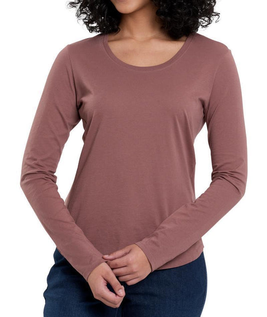Arabella Scoop LS - Womens - alpenrose 1