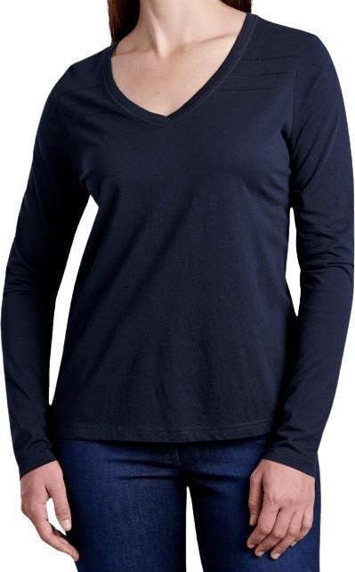 Arabella V-Neck LS - Womens - Black 1