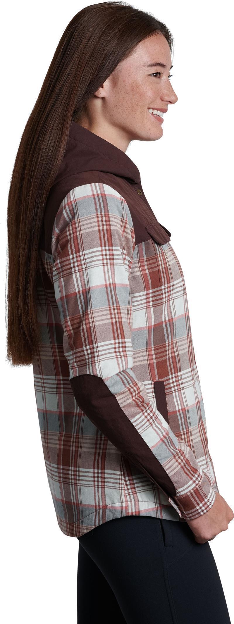 Artisan Hooded Shirt Jacket - Womens - Cinnamon 3