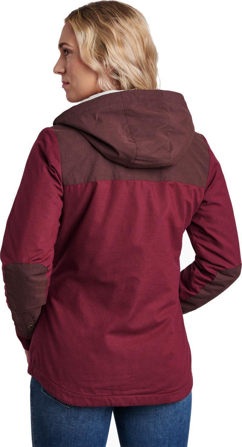 Artisan Hooded Shirt Jacket - Womens - Zinfandel 2