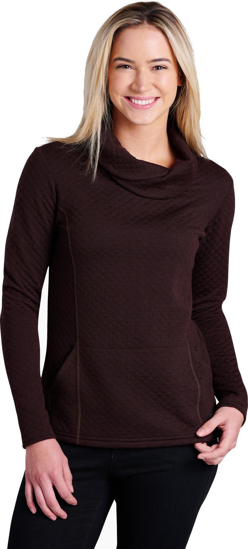 Athena Pullover - Womens - Ganache 1
