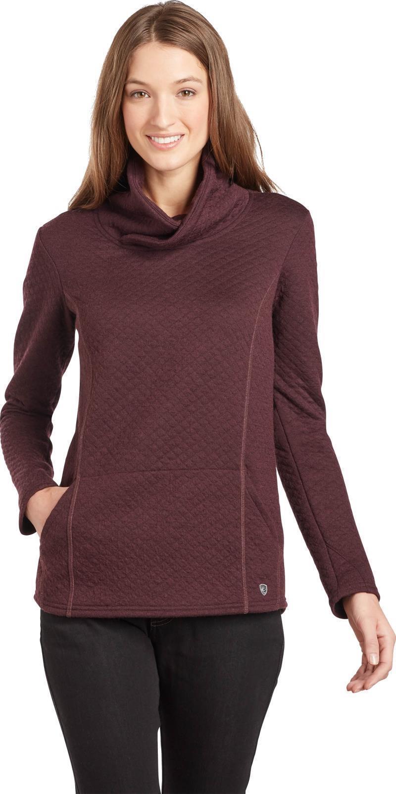 Athena Pullover - Womens - Wine 1