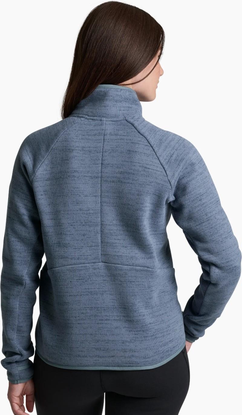 Avaline 1/4 Zip - Womens - metal blue 1