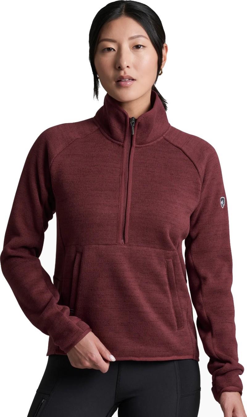 Avaline 1/4 Zip - Womens - winter berry 1