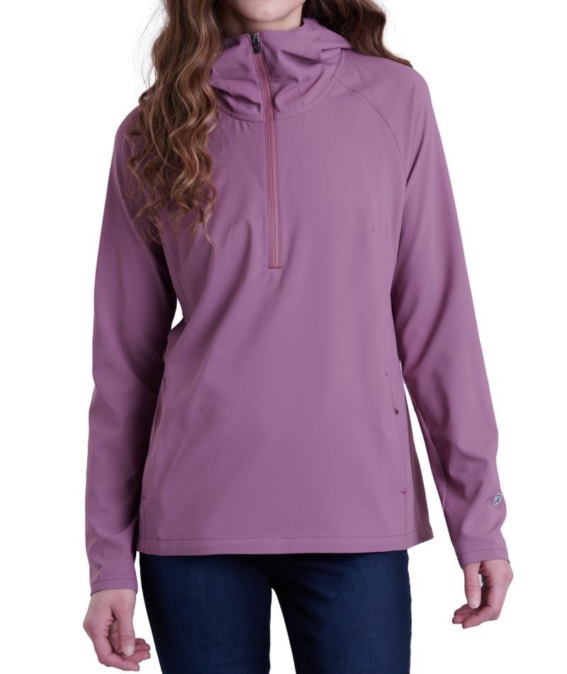 Bandita 1/2 Zip Pullover - Womens - Mauve 1
