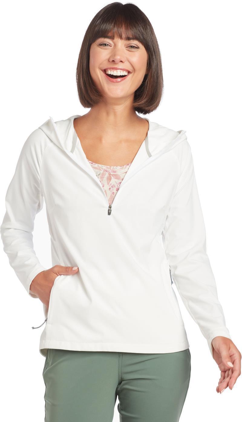 Bandita 1/2 Zip Pullover - Womens - White 1