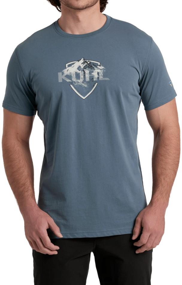 Born In The Mountains T-Shirt - Mens - metal blue 1