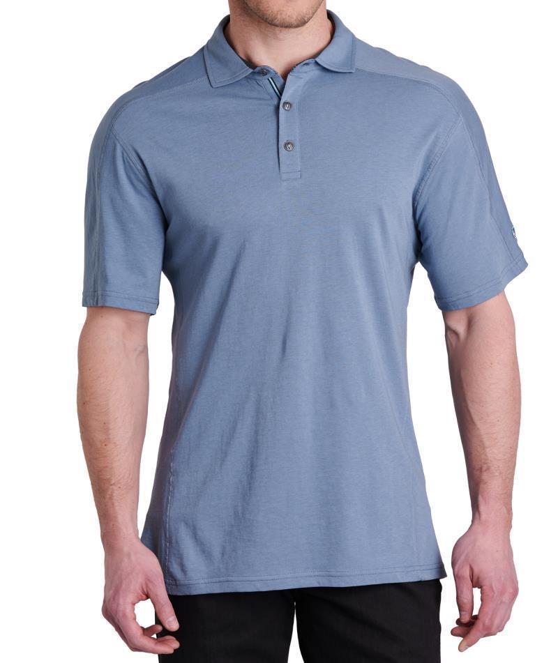 Brazen KUHLDRY Polo - Mens - Mineral Blue 1