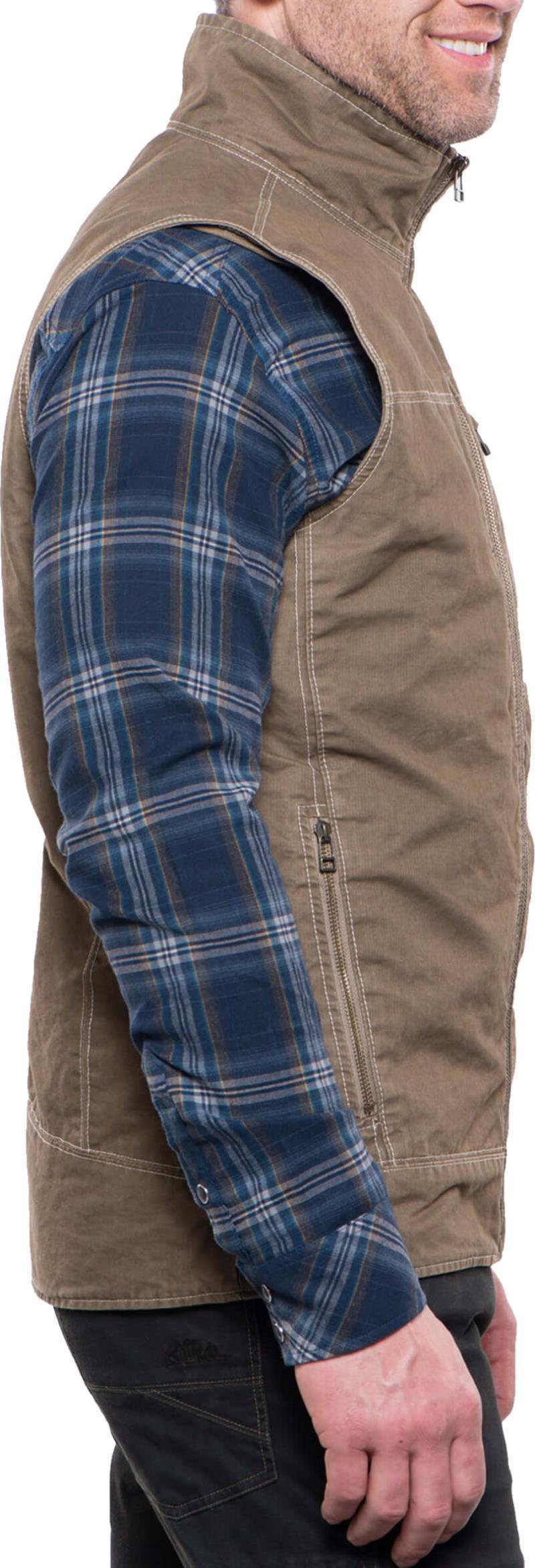 Burr Vest - Mens - Khaki 3
