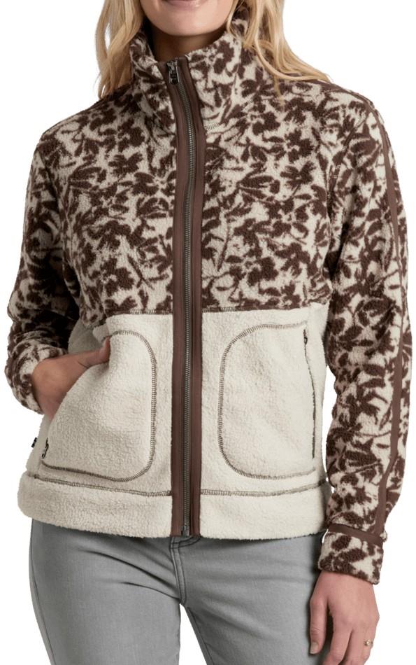 Cloudline Fleece Jacket - Womens - coffee print 1