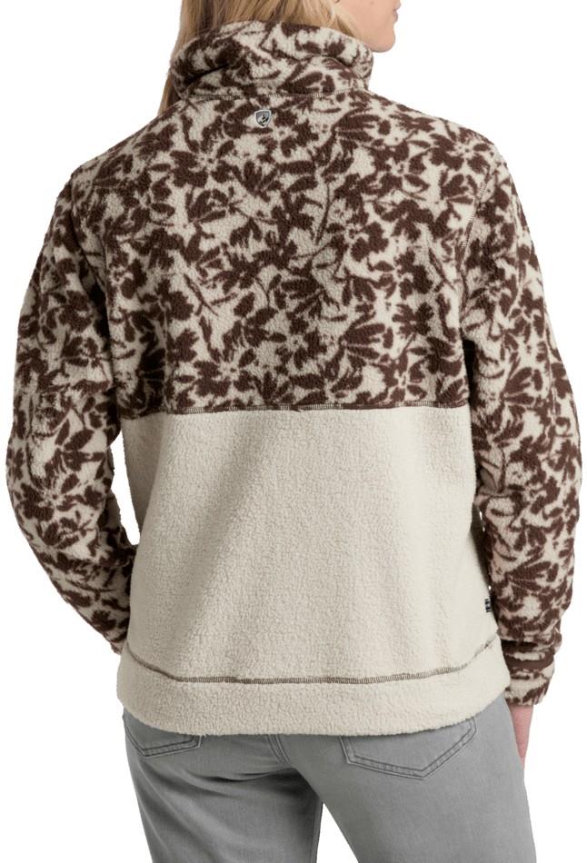 Cloudline Fleece Jacket - Womens - coffee print 1