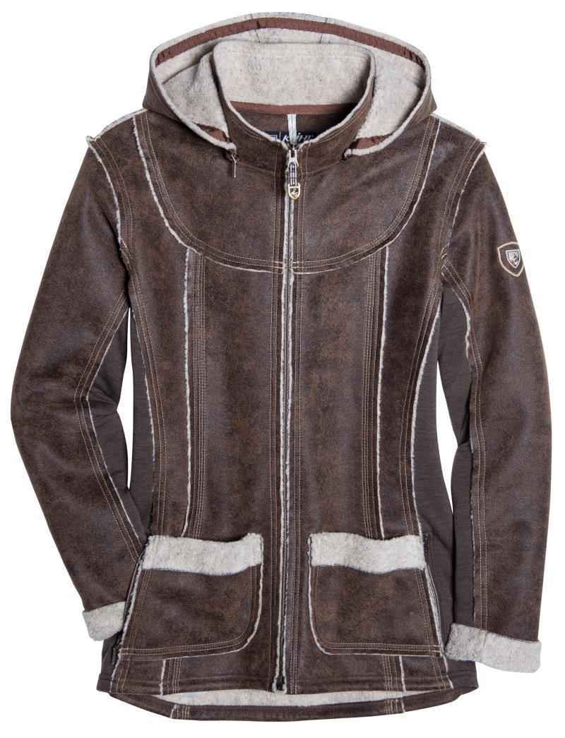 Dani Sherpa Jacket - Womens - Oak 1