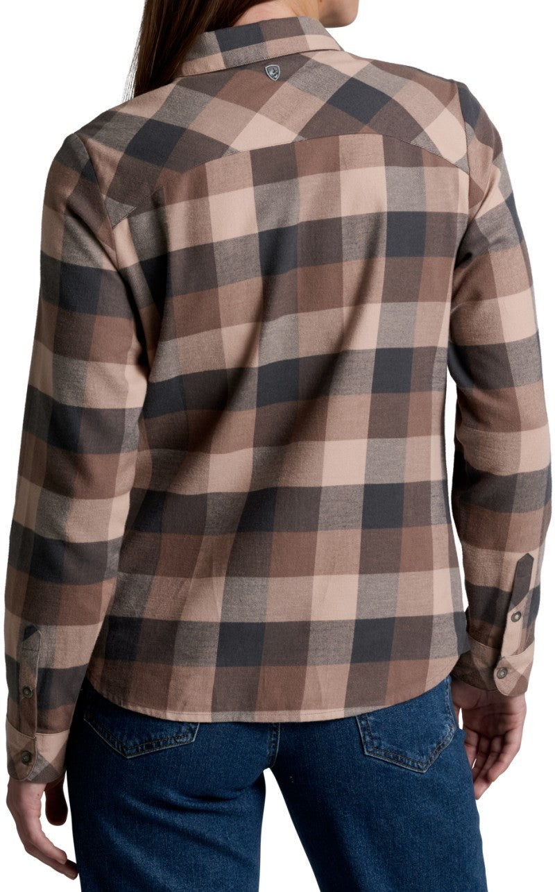 Darcy Flannel - Womens - coffee 1