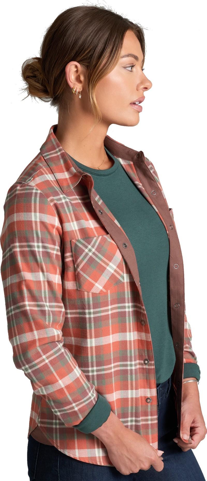 Darcy Flannel - Womens - redwood 1
