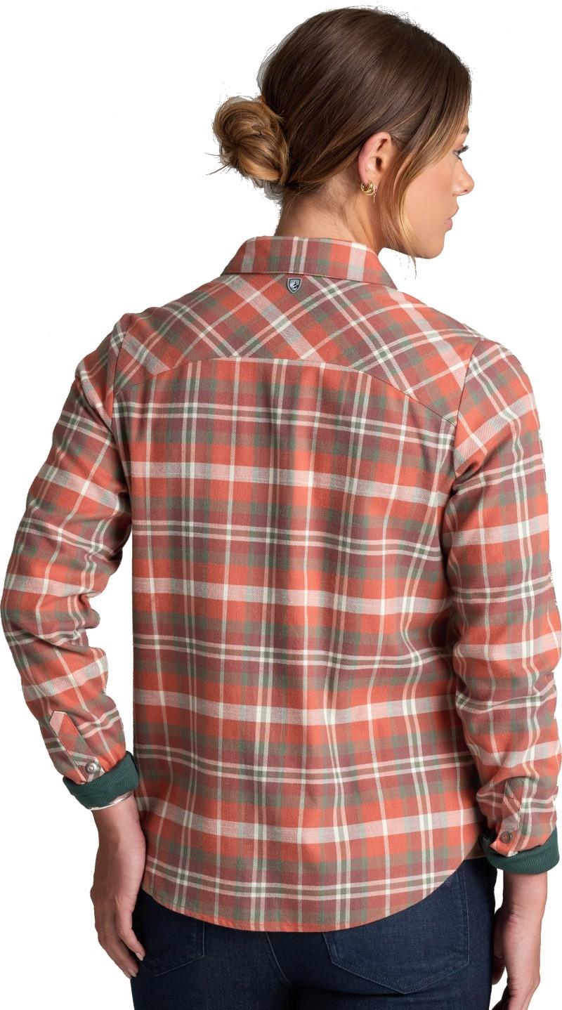 Darcy Flannel - Womens - redwood 1