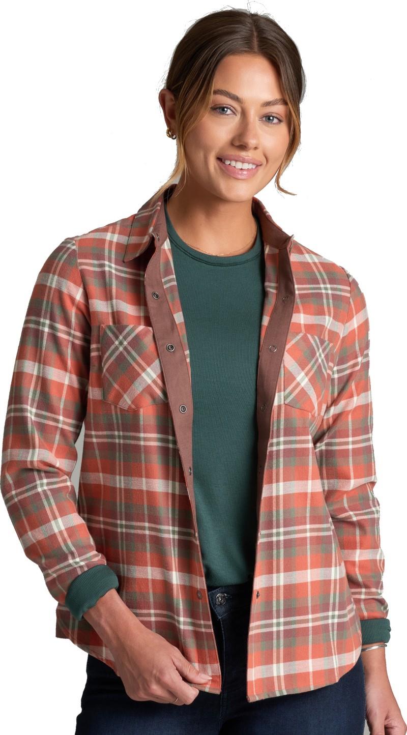 Darcy Flannel - Womens - redwood 1