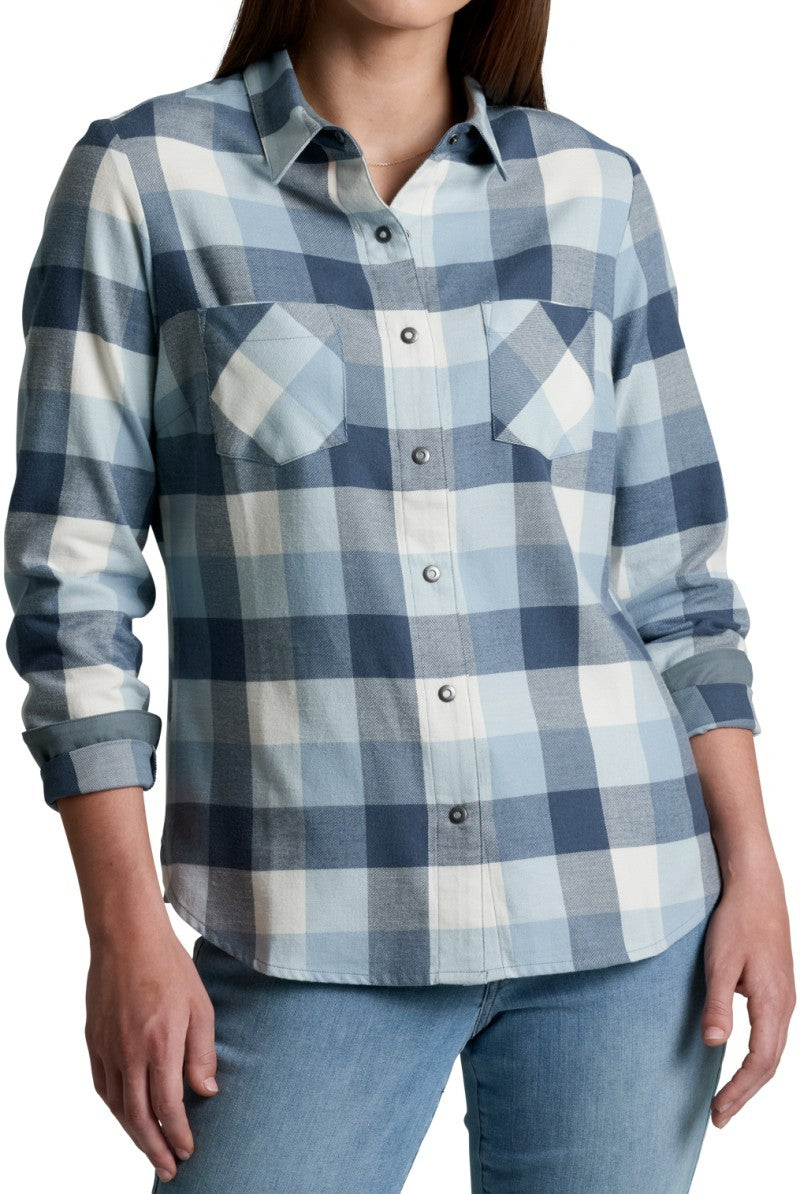 Darcy Flannel - Womens - winter sky 1