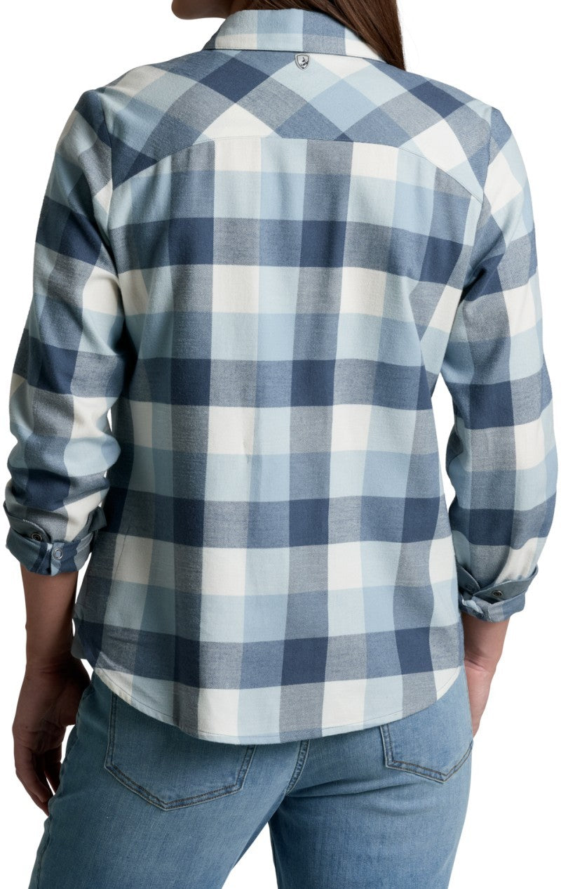 Darcy Flannel - Womens - winter sky 1