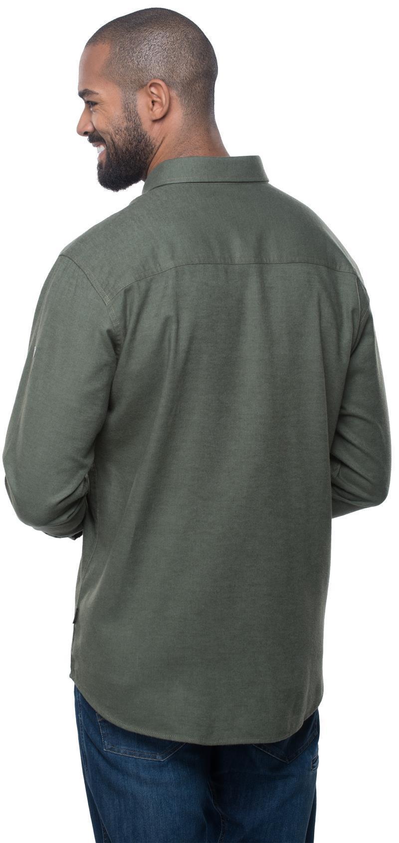 Descendr Flannel LS - Mens - winter moss 1