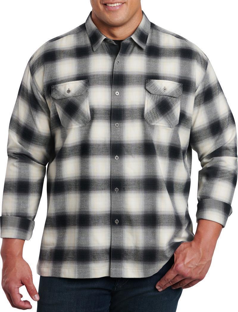 Dillingr Flannel LS - Mens - Black Sand 1