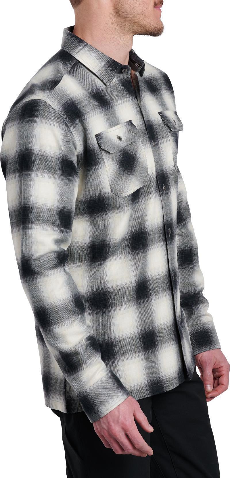 Dillingr Flannel LS - Mens - Black Sand 3