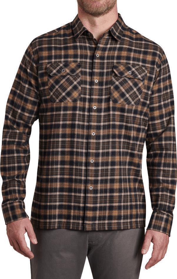 Dillingr Flannel LS - Mens - Dark Earth 1
