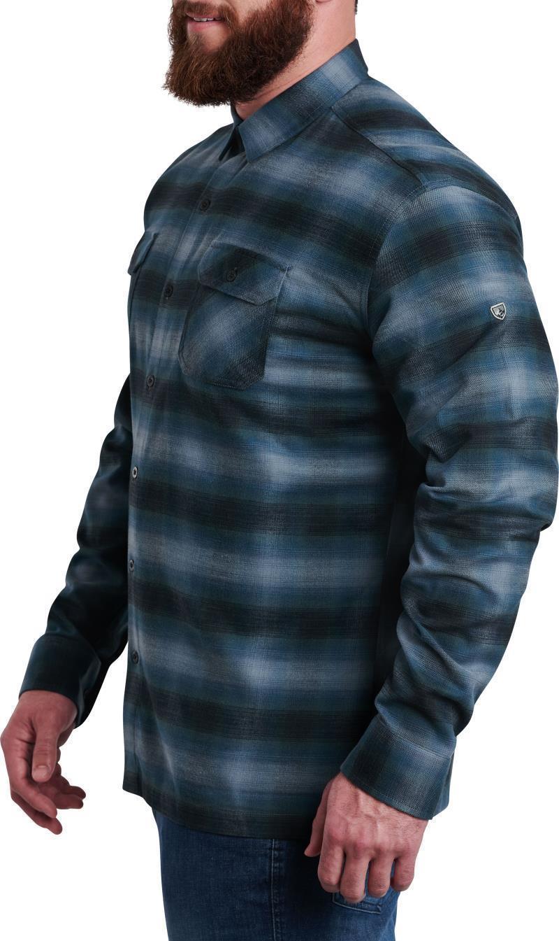 Dillingr Flannel LS - Mens - Mystic Midnight 4