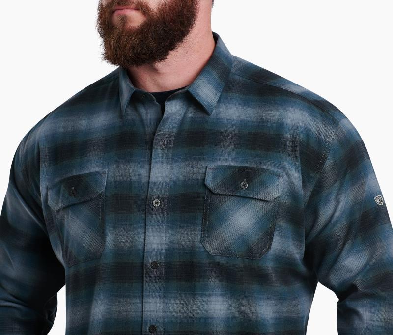 Dillingr Flannel LS - Mens - Mystic Midnight 5