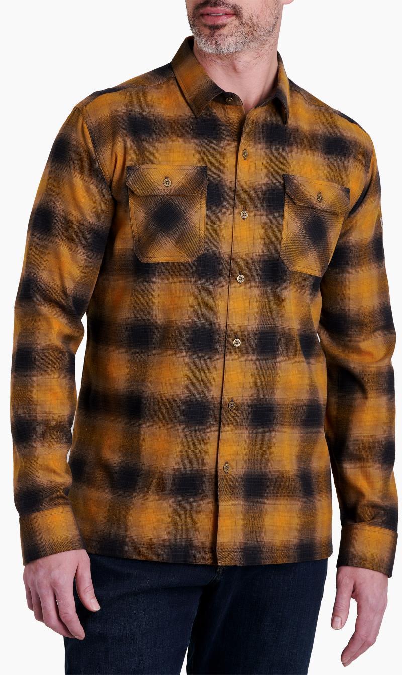 Dillingr Flannel LS - Mens - Teakwood 1