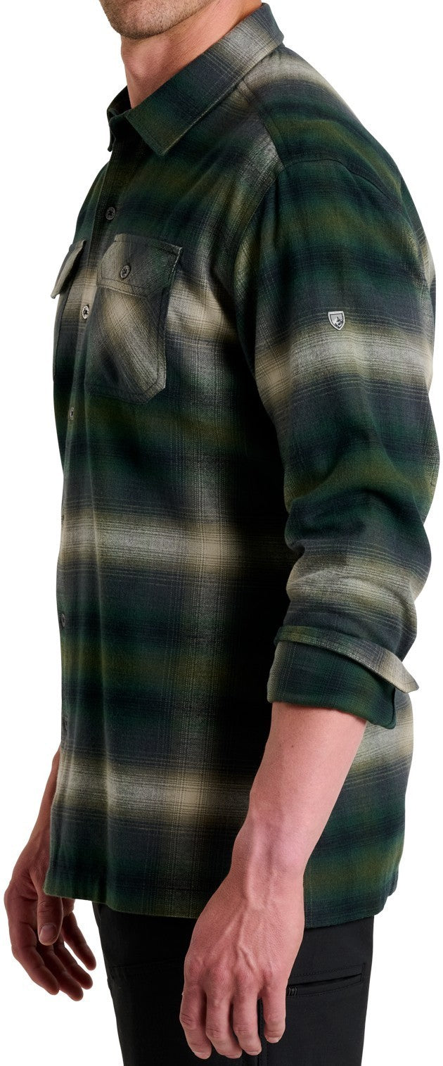 Dillingr Flannel LS - Mens - dark forest 1