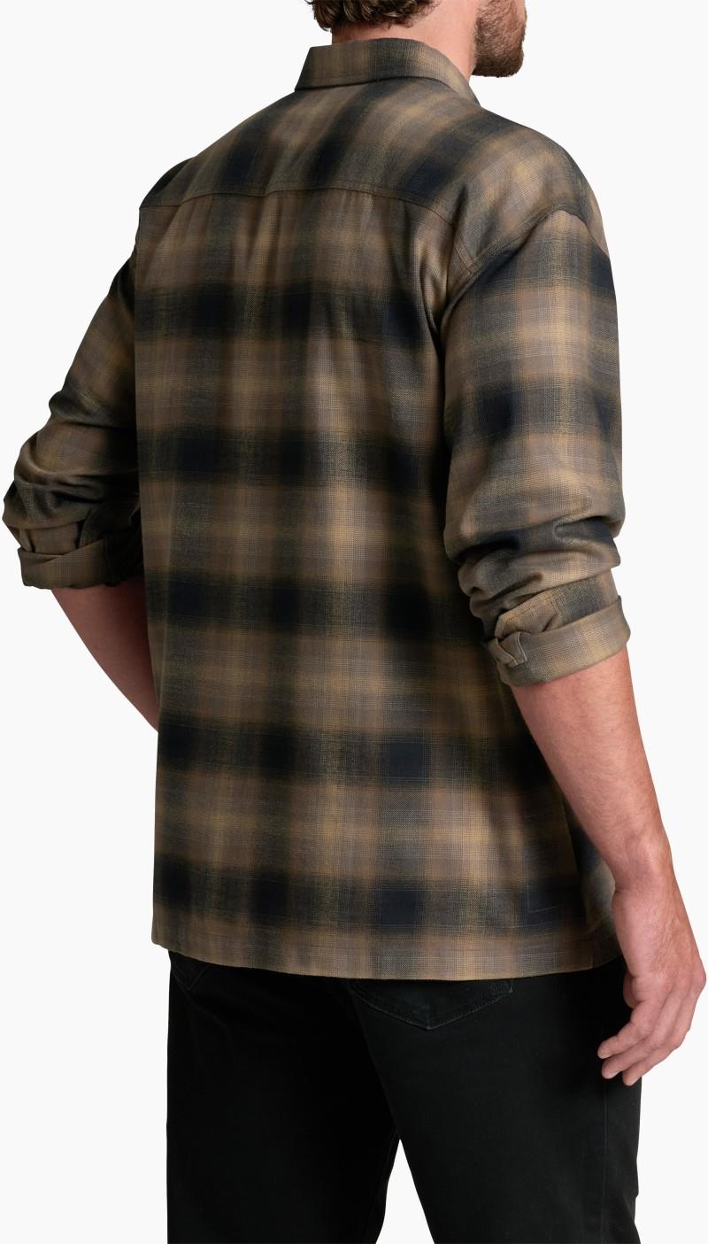 Dillingr Flannel LS - Mens - dark sand 1