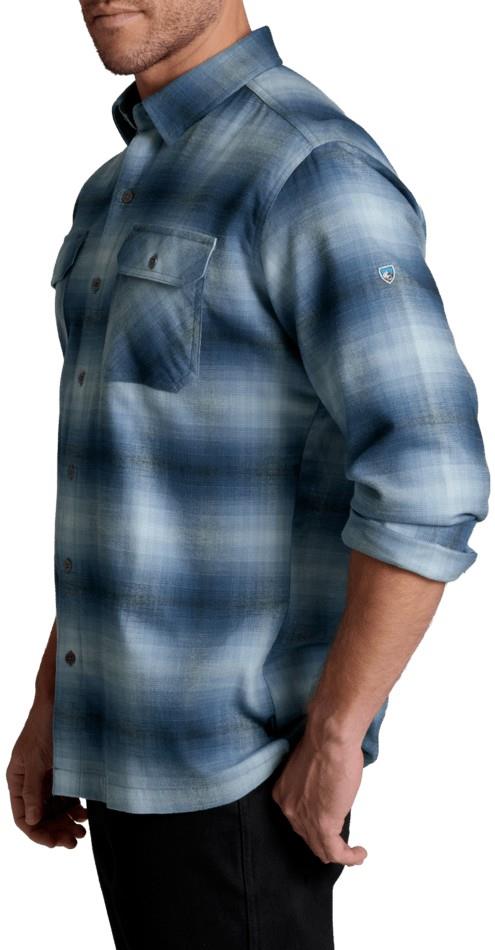 Dillingr Flannel LS - Mens - faded denim 1