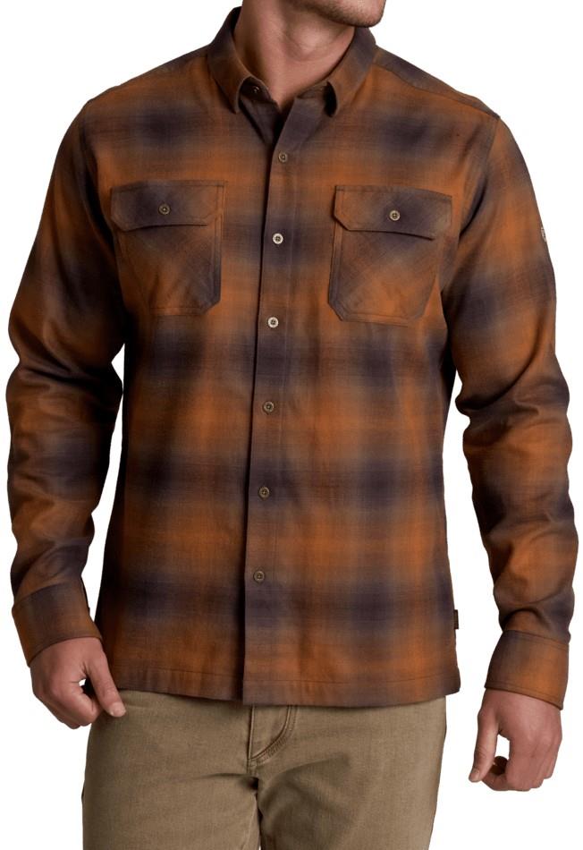 Dillingr Flannel LS - Mens - rusted sun 1