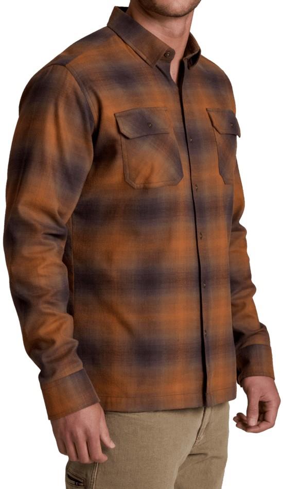 Dillingr Flannel LS - Mens - rusted sun 1