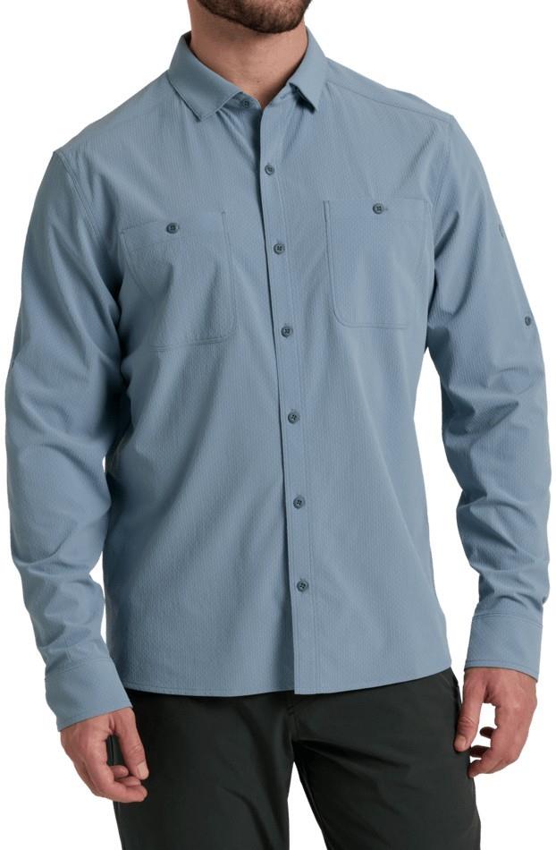 Edge LS - Mens - mineral blue 1
