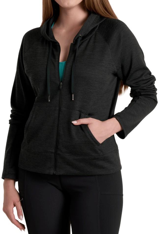 Elia Full Zip Hoody - Womens - black 1