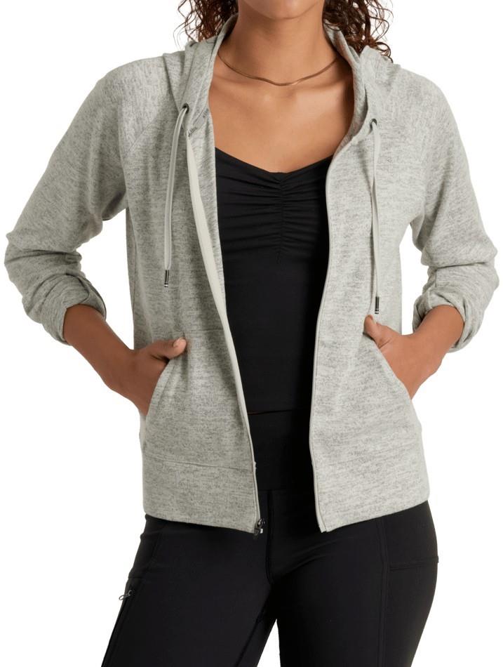 Elia Full Zip Hoody - Womens - stone 1