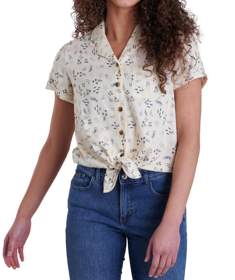 Elsie SS - Womens - Ivory Tracks 1