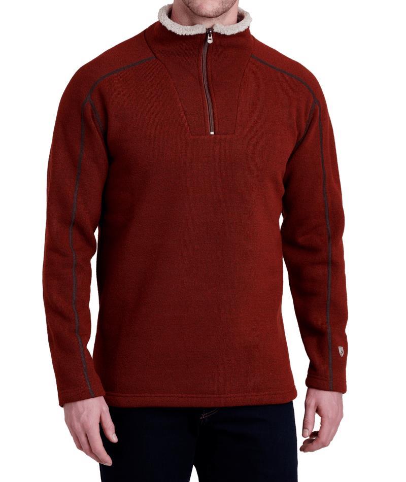 Europa 1/4 Zip - Mens - Lava 1