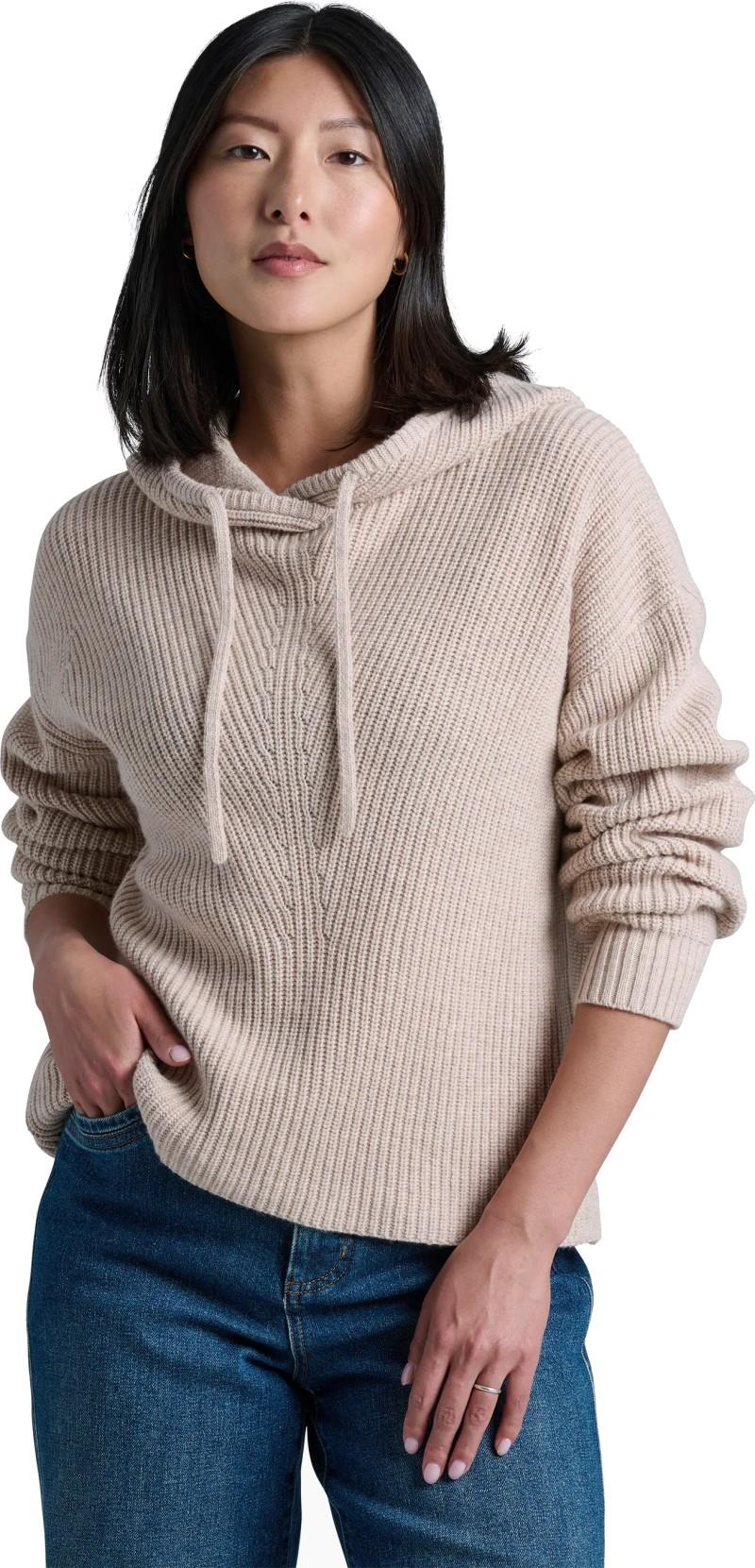 Fireside Sweater Hoody - Womens - natural 1