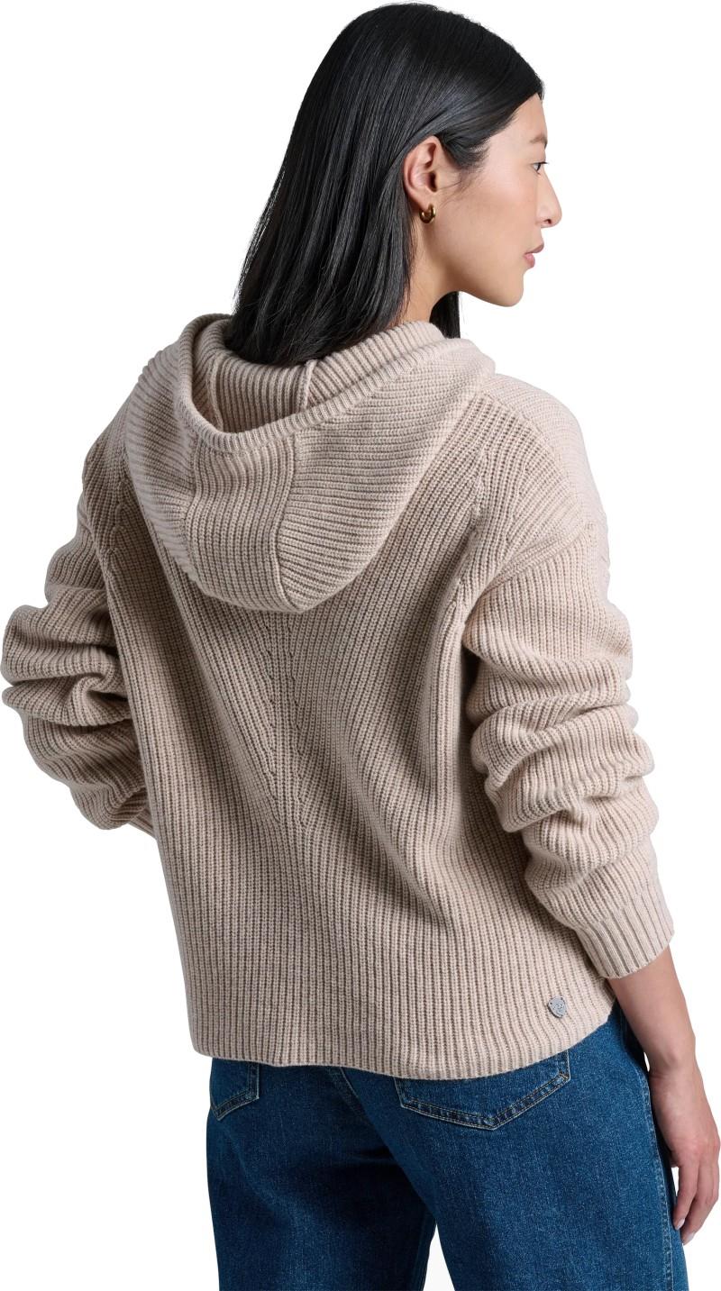 Fireside Sweater Hoody - Womens - natural 1