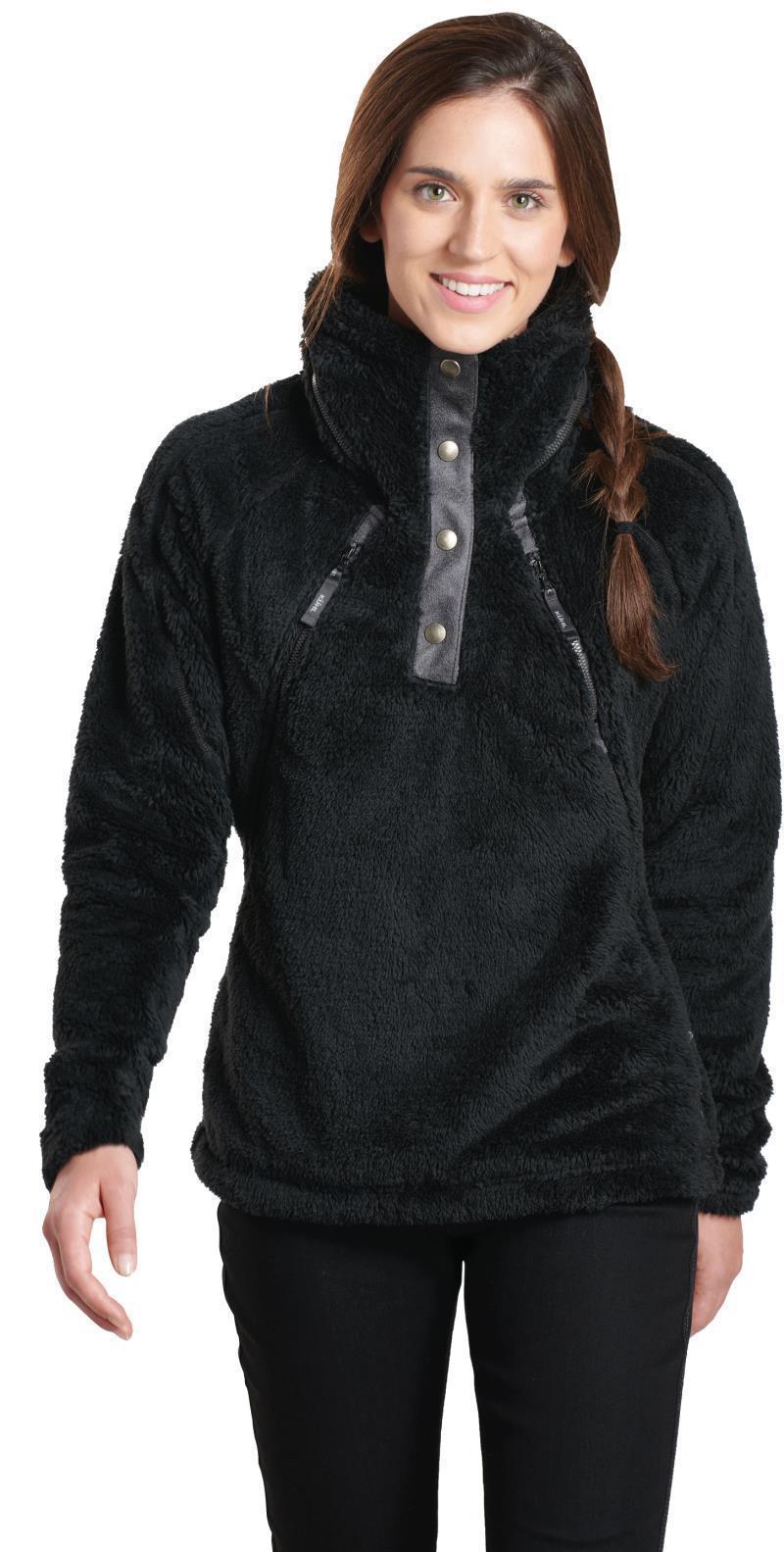 Flight Pullover - Womens - black 1
