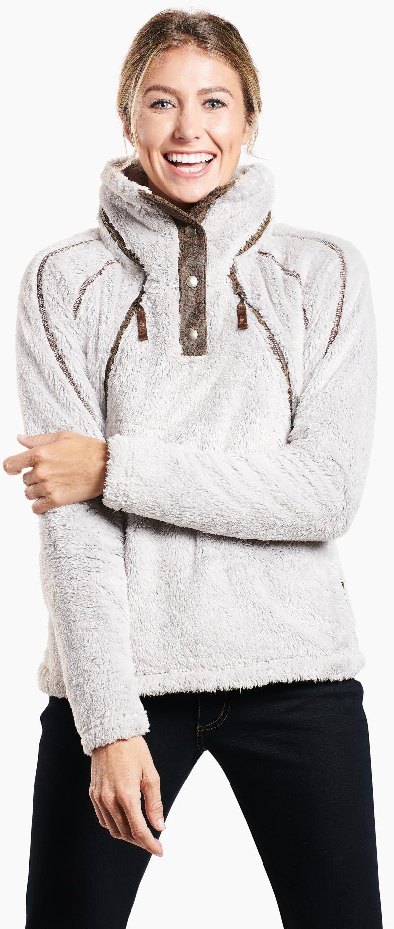 Flight Pullover - Womens - stone 1