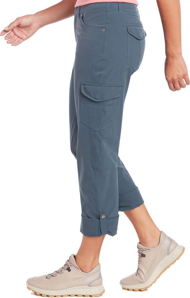 Freeflex Roll-Up Pants, 28" Inseam - Womens - rainstorm 1