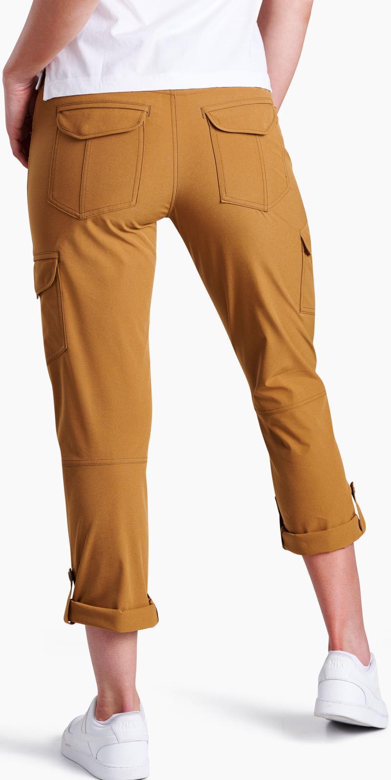 Freeflex Roll-Up Pants, 30" Inseam - Womens - Antique Gold 2