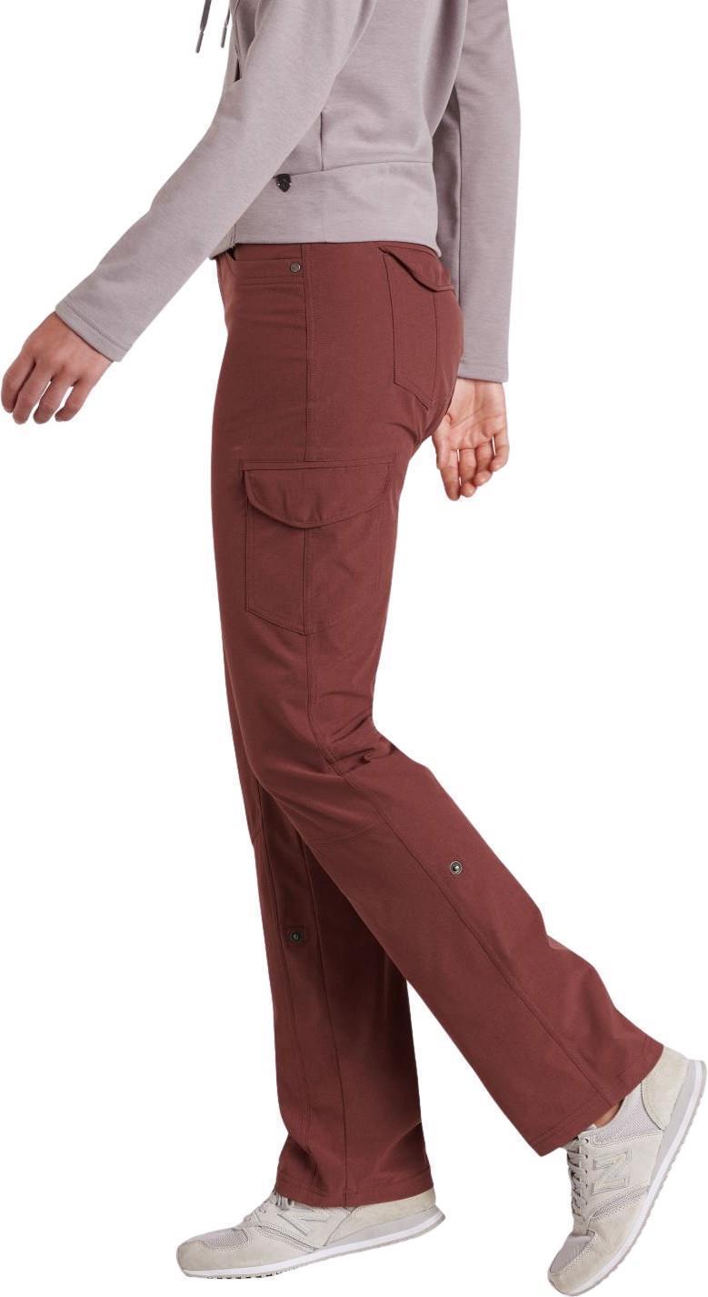 Freeflex Roll-Up Pants, 30" Inseam - Womens - Bordeaux 3